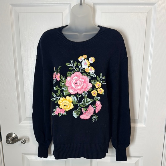 Loft floral embroidered sweater - Picture 2 of 6
